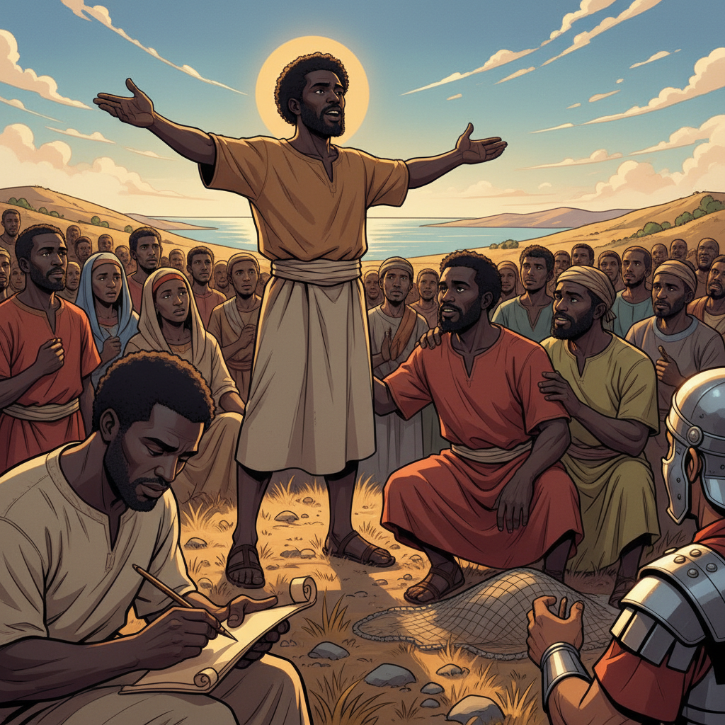 The Words on the Hillside — illustration 11