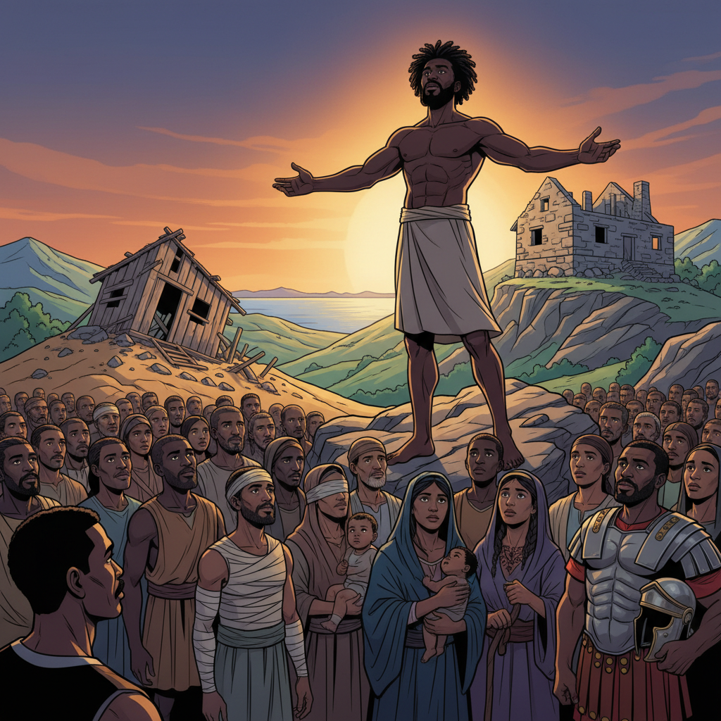 The Words on the Hillside — illustration 14