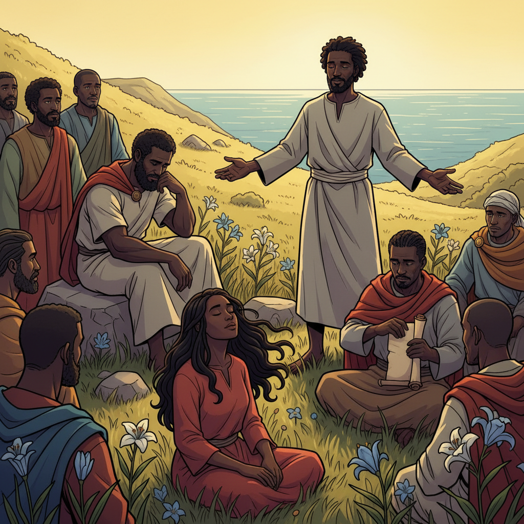 The Words on the Hillside — illustration 15