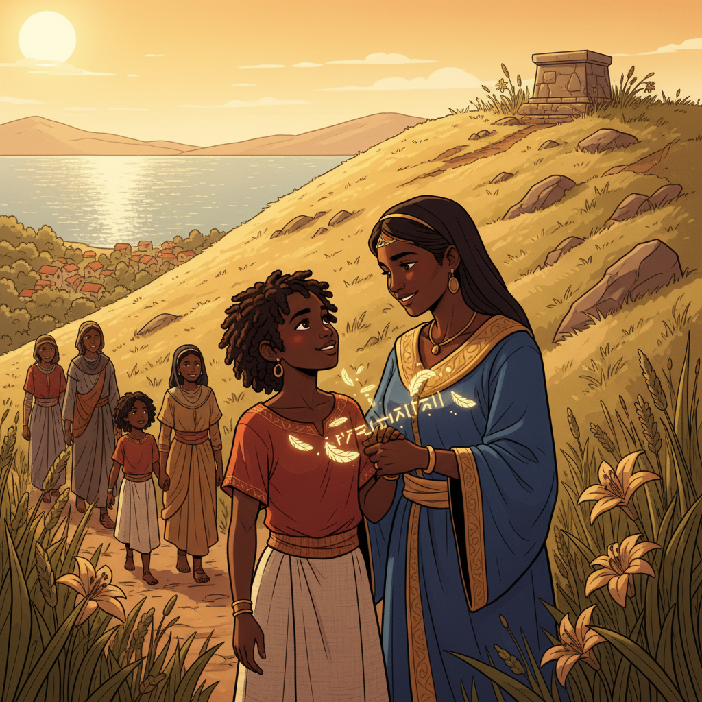 The Words on the Hillside — illustration 17