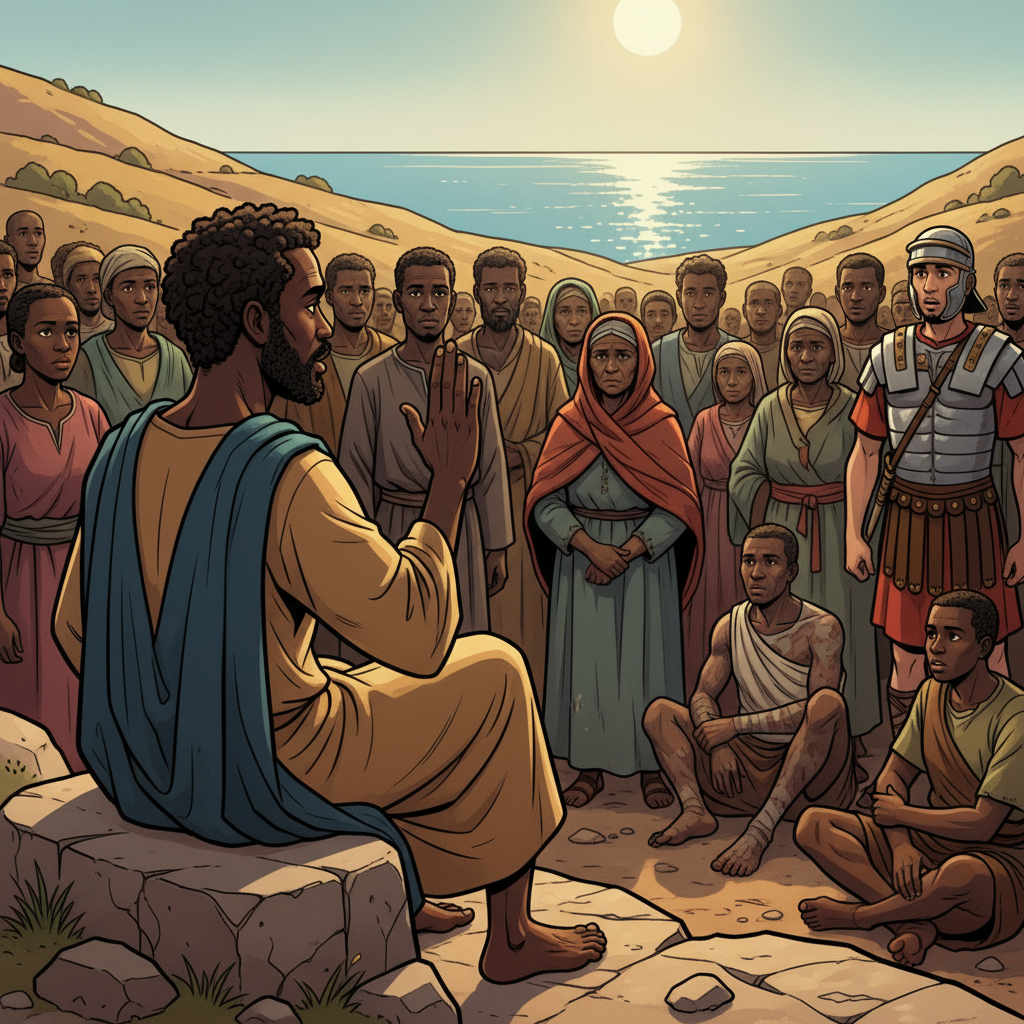 The Words on the Hillside — illustration 4
